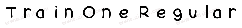 Train One Regular字体转换